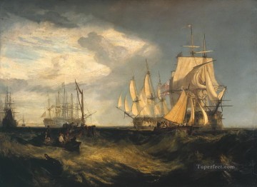 warship naval battle Oil Paintings